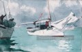 Bateaux de pêche Key West réalisme marin Winslow Homer
